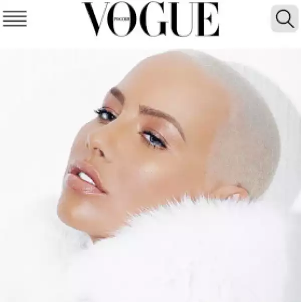 Amber Rose features on Vogue Russia